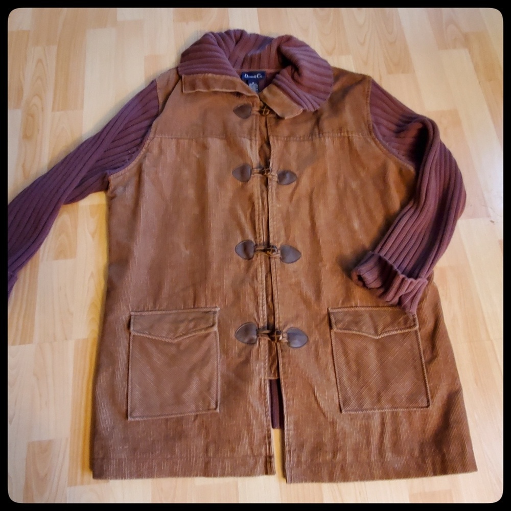 Denim & Co sweater coat